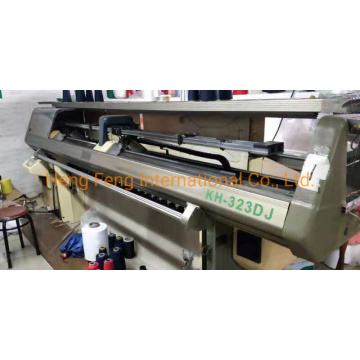 Kauoheng Kh323DJ & 323dtj 14G Flat Knitting Machine Collar Knitting Machine with Semi Jacquard Knitting Machine Year 2002-2005